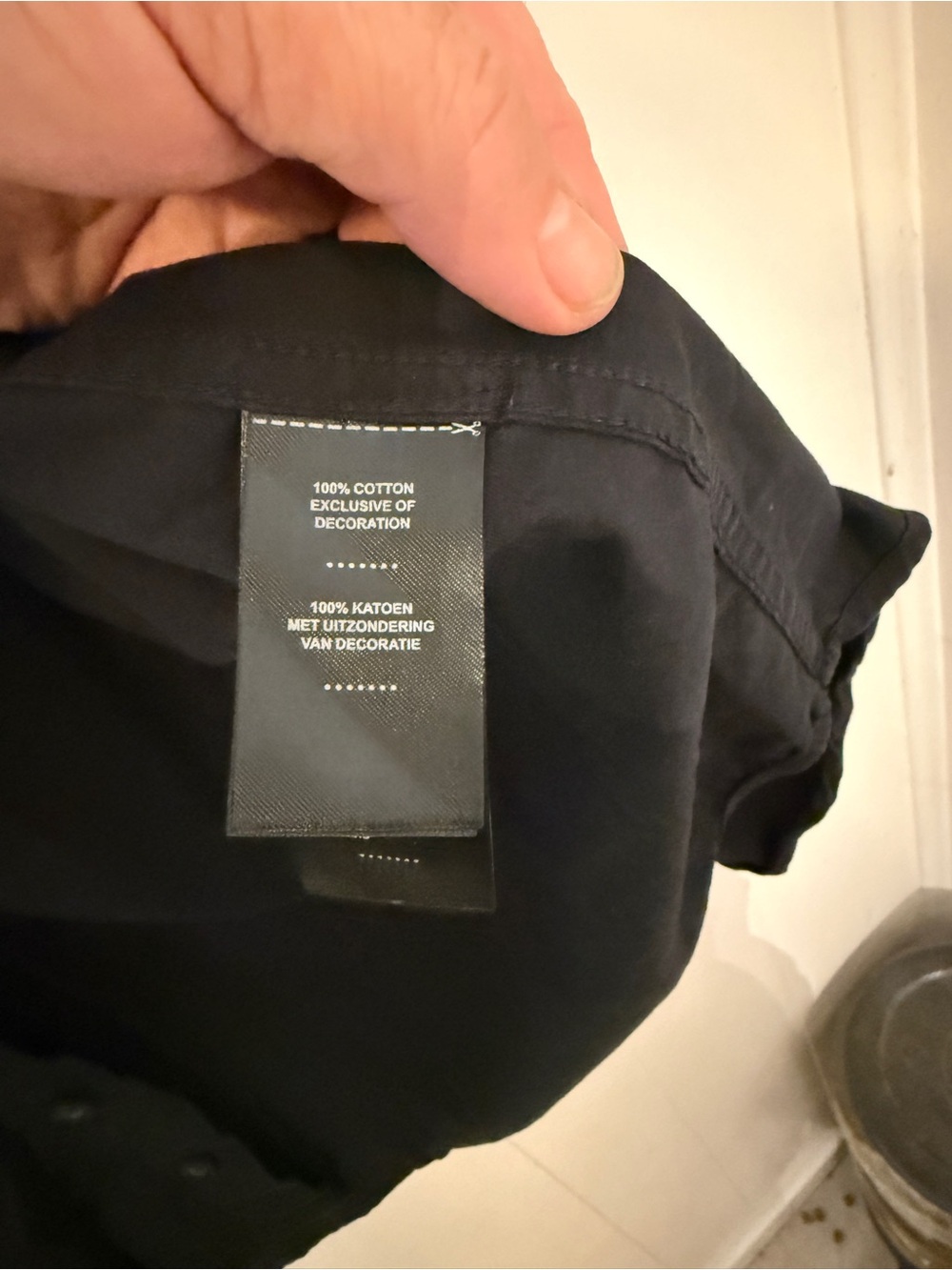 Harley-Davidson Black Short-Sleeve Button-Up Work Shirt with Orange Patch - Picture 5 of 5